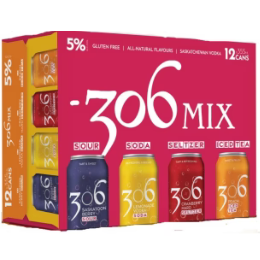 306 Mixer 12 Cans Saskatoon Coop Liquor Coop Wine Spirits Beer