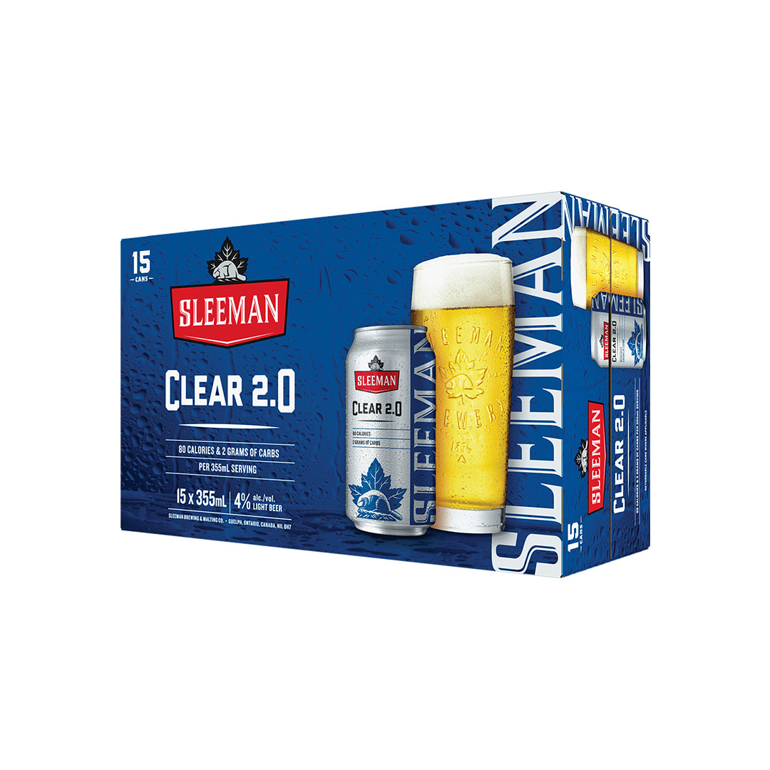 Sleeman Clear 2.0 15 Cans Coop Wine Spirits Beer Saskatoon