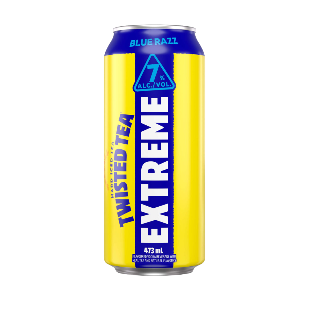 Twisted Tea Extreme Blue Razz 473ml – Co-op Wine Spirits Beer Saskatoon