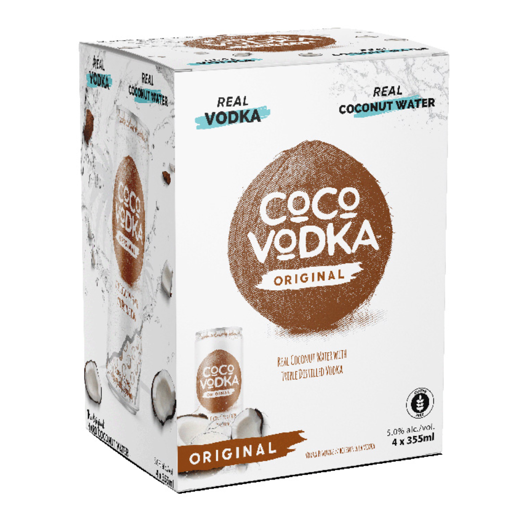 Coco Vodka 4 cans – Co-op Wine Spirits Beer Saskatoon Coco Vodka 4 cans – Co-op Wine Spirits Beer Saskatoon