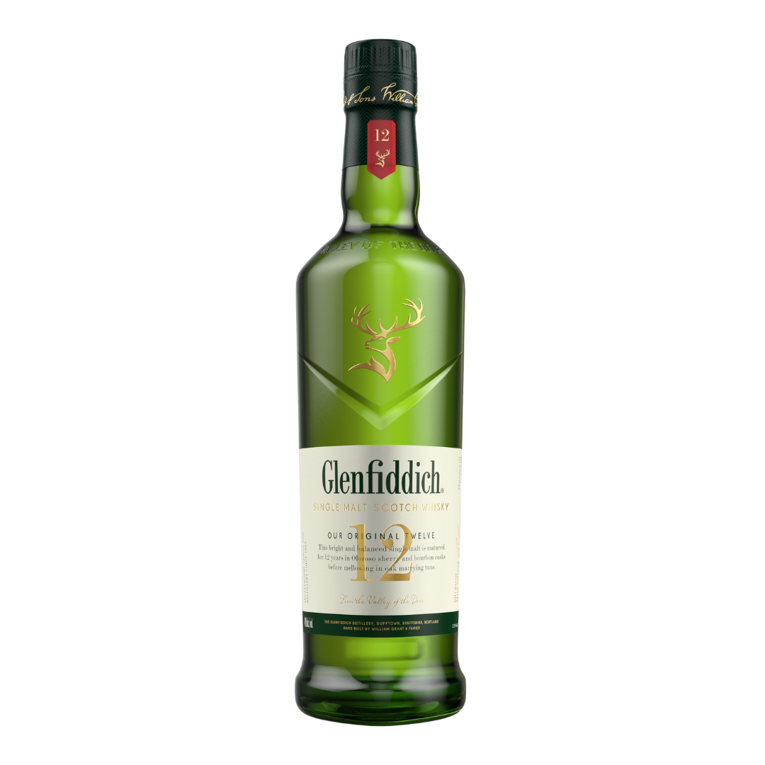 Glenfiddich 12 Year Old Single Malt Scotch – Co-op Wine Spirits