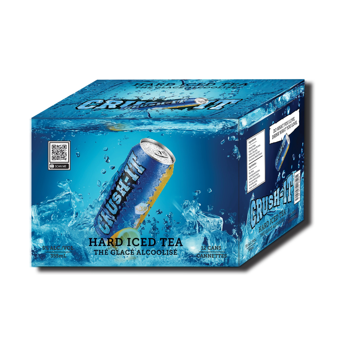 SLGA - 12C CRUSH IT HARD ICED TEA 12X355ML
