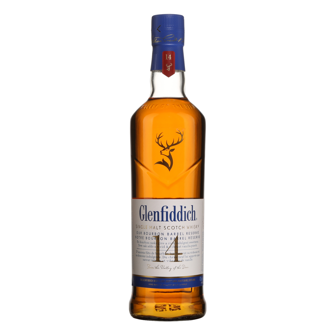Glenfiddich 14 Year Old シングルモルトウイスキー Glenfiddich 14 Year Old Bourbon Barrel Reserve – Co-op Wine