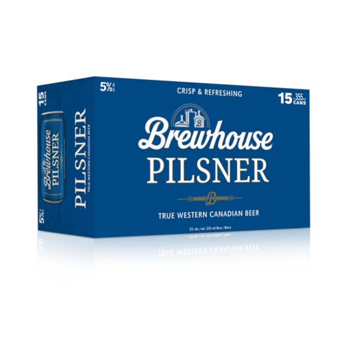 15C BREWHOUSE PILSNER - GREAT WESTERN