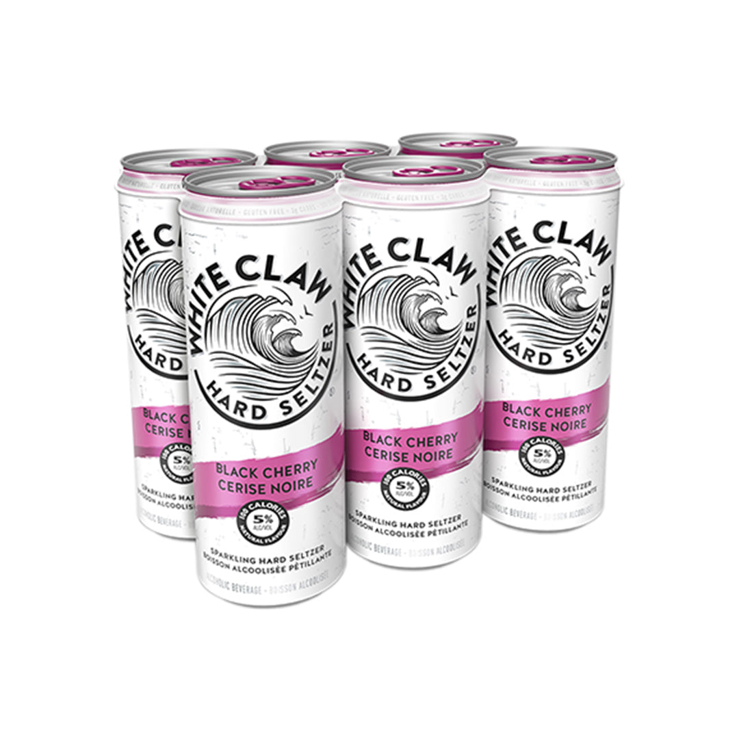 White Claw Black Cherry 6 cans – Co-op Wine Spirits Beer Saskatoon