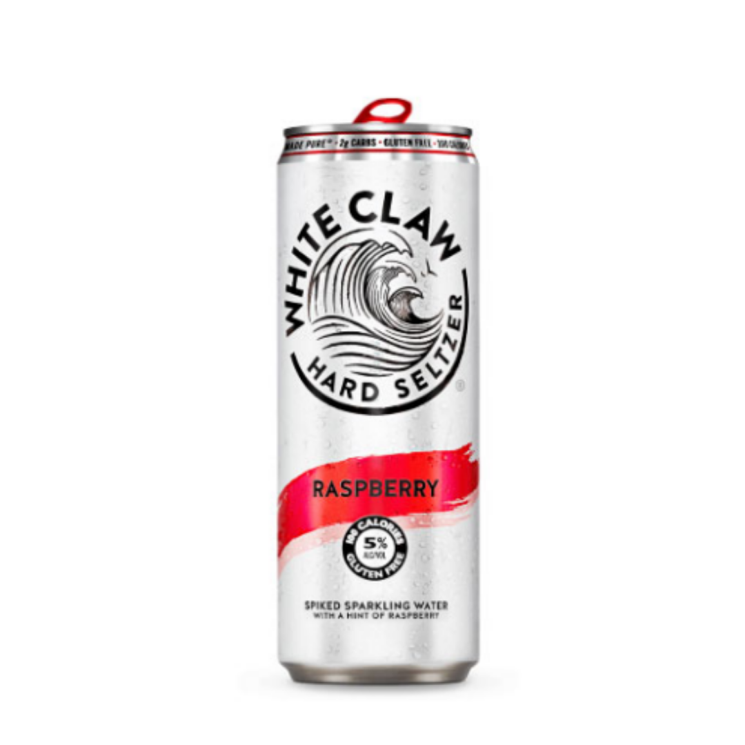 White Claw Hard Seltzer Raspberry 6 cans – Co-op Wine Spirits Beer ...