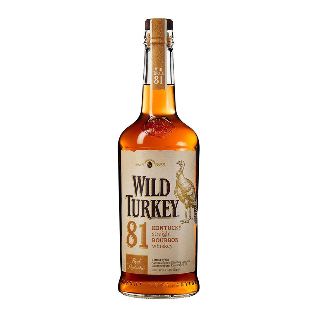 WILD TURKEY 750ml ウイスキー Wild Turkey 81 Proof Kentucky Straight Bourbon – Co-op Wine